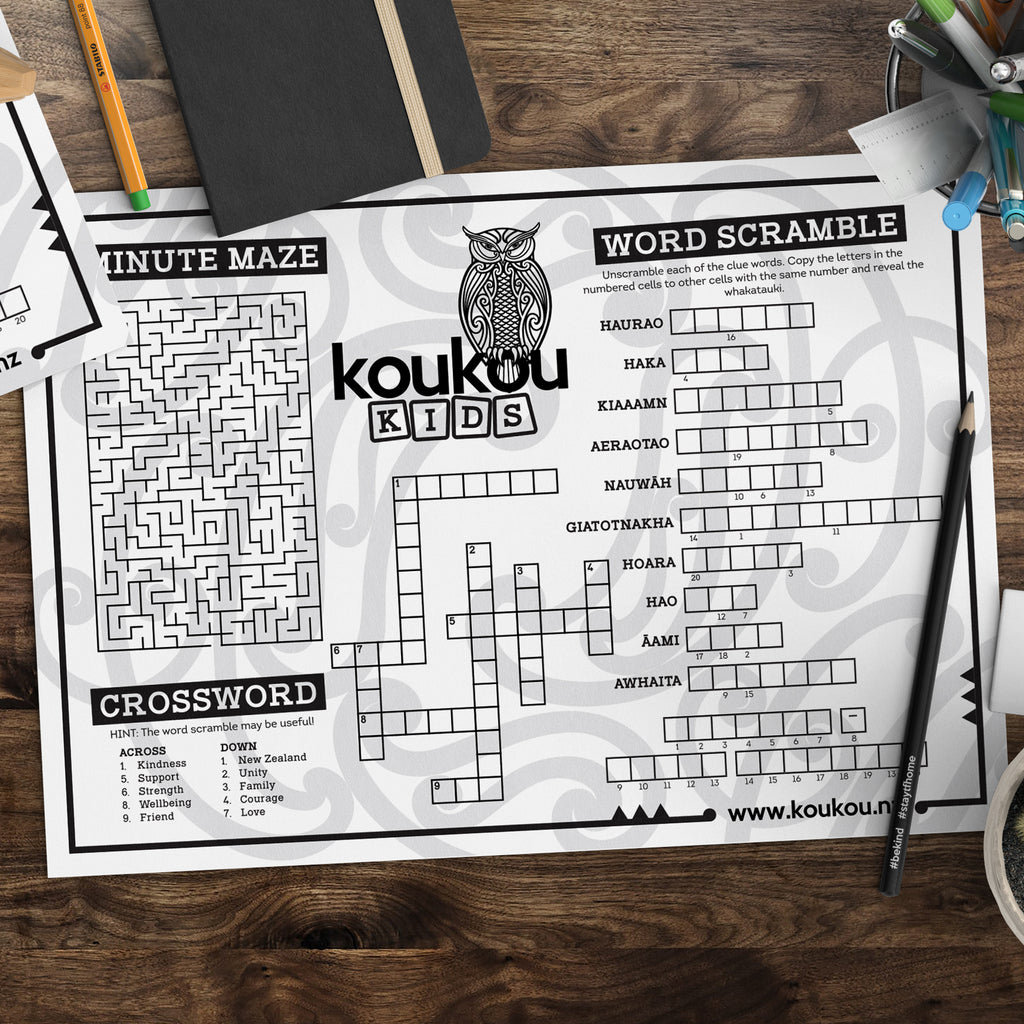 Koukou Kids Puzzle Sheet